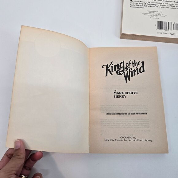 Marguerite Henry 3 Book Lot Horses Animal Books King of the Wind Mustang Brighty - Picture 2 of 12